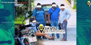 Acelerado motociclista provoca percance vial en la Altamirano 