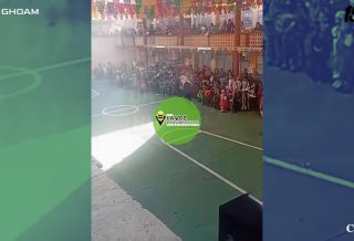 Quema de torito pirotécnico en la primaria Leona Vicario deja menores lesionados
