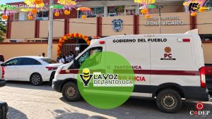Atiende Protección Civil a dos alumnos tras incidente en primaria Leona Vicario de Tantoyuca