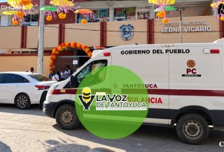 Atiende Protección Civil a dos alumnos tras incidente en primaria Leona Vicario de Tantoyuca