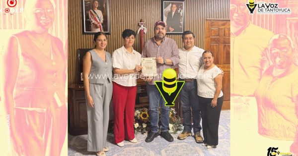 Recibe alcalde Roberto San Román invitación para apadrinar generación 2023 - 2026 del CBTis 71
