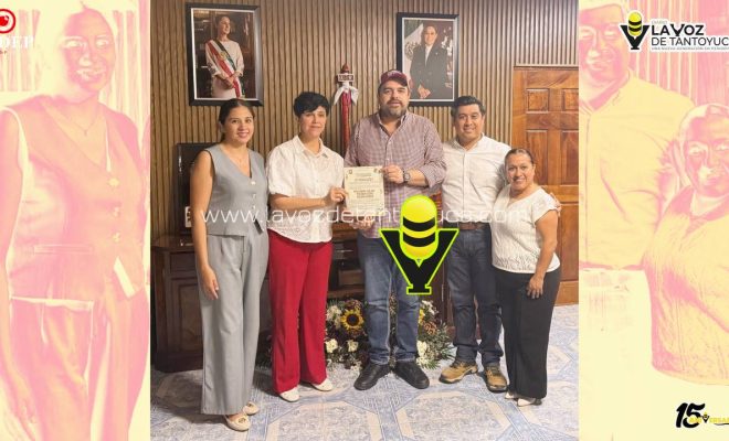 Recibe alcalde Roberto San Román invitación para apadrinar generación 2023 - 2026 del CBTis 71