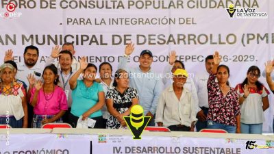 Alcaldesa Aristea Fernández promueve participación ciudadana en foro para el Plan Municipal de Desarrollo