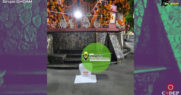 Inseguridad mantiene en alerta a Tempoal; abandonan hielera con mensaje en el centro