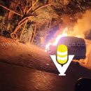 Se incendia vehículo en la Álamo - Tamazunchale