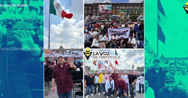 Tantoyuca presente en el Primer Informe de Gobierno de la Dra. Claudia Sheinbaum Pardo