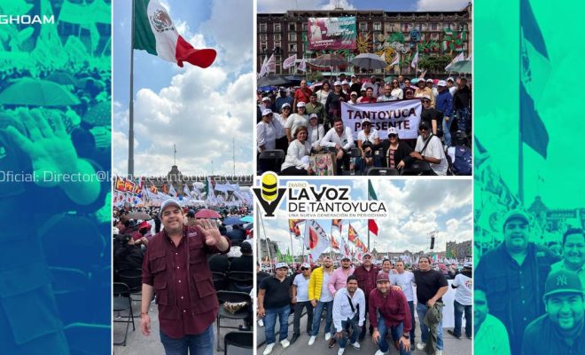 Tantoyuca presente en el Primer Informe de Gobierno de la Dra. Claudia Sheinbaum Pardo
