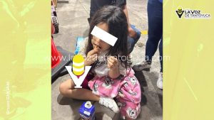 Abandonan a niña de 5 años en baño de gasolinera frente al Hospital Canseco