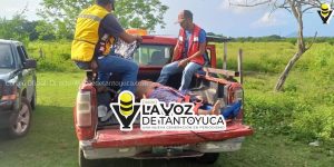 Vaquero resulta lesionado tras caer de segunda planta en rancho ganadero