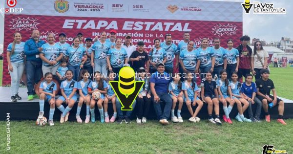 Tantoyuca celebra triunfo estatal de la Primaria Manuel C. Tello en el Mundialito Escolar 2026