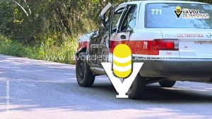 Automovilista provoca choque y huye en la San Sebastián - Chicontepec 