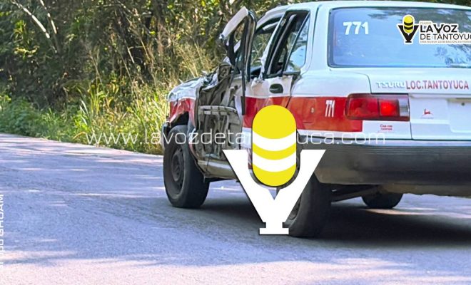 Automovilista provoca choque y huye en la San Sebastián - Chicontepec