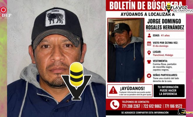 Misteriosa desaparición de taxista en Hidalgo mantiene en alerta a familiares y autoridades