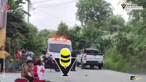 Cinco jóvenes resultan lesionados tras accidente en vehículo tipo buggy en Huejutla