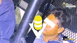 Policía Municipal detiene a sujeto agresivo en Tantoyuca