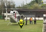 Menor sufre fuerte golpe tras caída de columpio en Huejutla