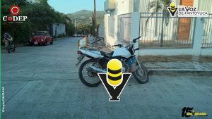 Choque entre motocicletas deja un lesionado en la colonia Pamesina