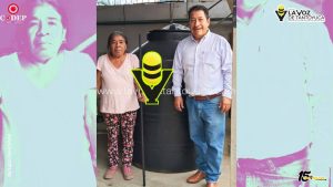 Impulsa Gobierno Municipal apoyo social con venta de tinacos a bajo costo en Chicontepec