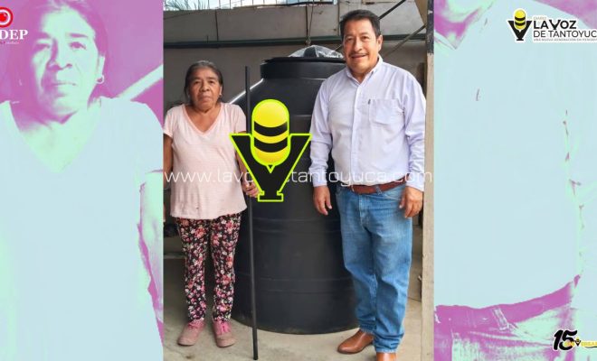 Impulsa Gobierno Municipal apoyo social con venta de tinacos a bajo costo en Chicontepec