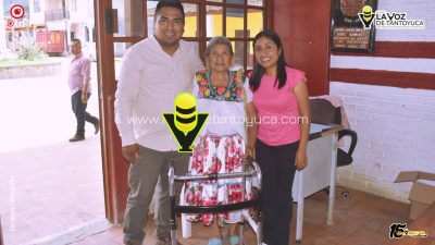 DIF Municipal apoya para movilidad a adulta mayor en Benito Juárez