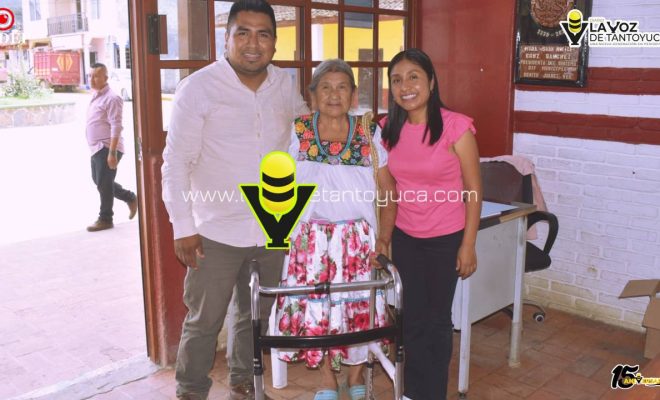 DIF Municipal apoya para movilidad a adulta mayor en Benito Juárez