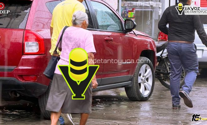 Automovilista arrolla a mujer y huye en el centro de Tantoyuca