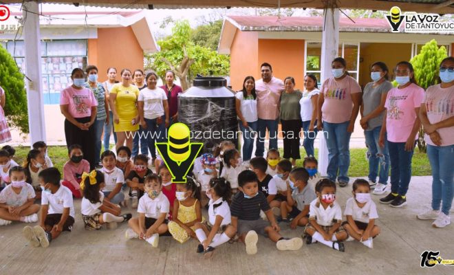 Ayuntamiento fortalece servicios básicos en preescolar de Benito Juárez