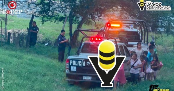 Rescatan a mujer de morir ahogada en Huejutla