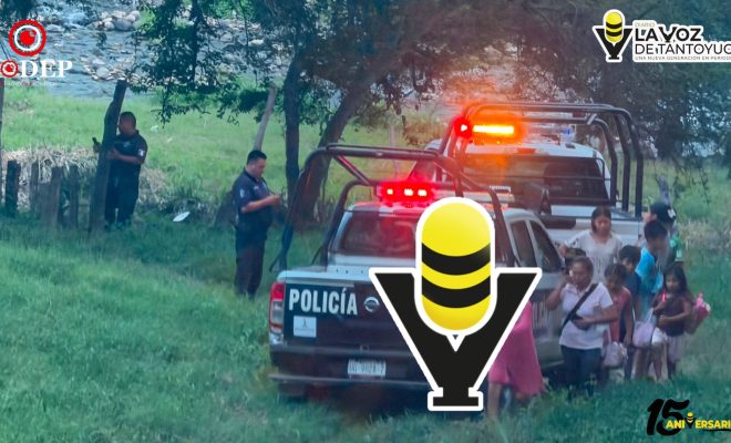 Rescatan a mujer de morir ahogada en Huejutla