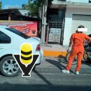 Choque por alcance deja solo daños materiales en Tantoyuca