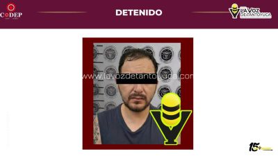 Detienen a generador de violencia en Hidalgo