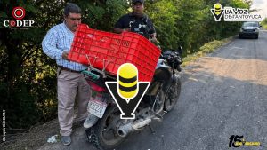 Motociclista fallece tras choque con taxi en la carretera Tuxpan–Tamiahua