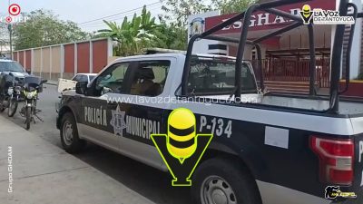 Realizan operativo en secundaria por presunta amenaza