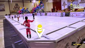 Pista de hielo ecológica en Tantoyuca es un éxito