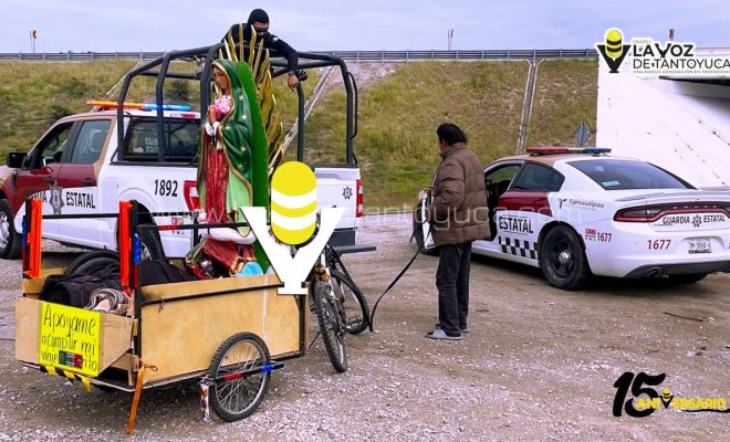 Guadalupano cumple su mandado; ahora se dirige a Tantoyuca