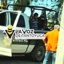 Detienen a hombre con equipo para destazar ganado extraviado en inundaciones