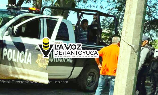 Detienen a hombre con equipo para destazar ganado extraviado en inundaciones