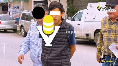 Detienen a joven por el presunto delito de robo a casa habitación