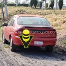 Reportan vehículo abandonado en Villas de Tantoyuca