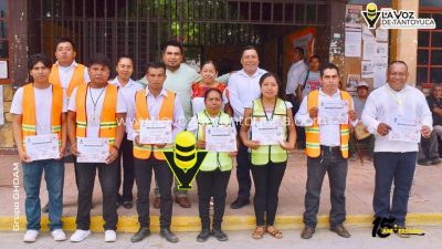 Reconoce alcalde Edvino Hernández labor de Protección Civil Municipal