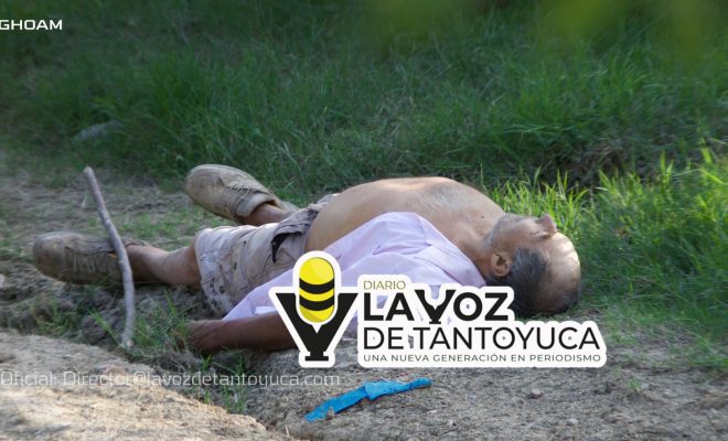 Localizan a un hombre sin vida en Tantoyuca