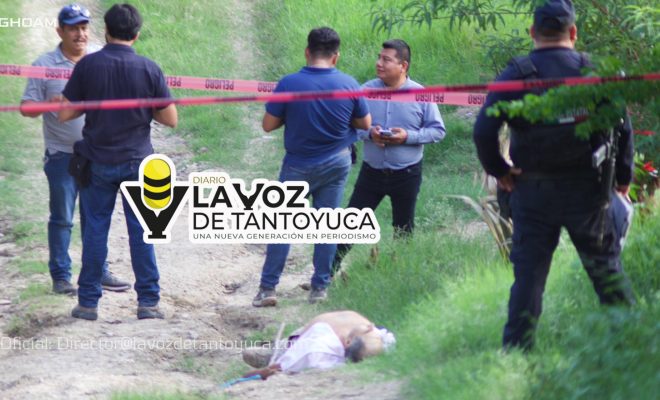 Localizan a un hombre sin vida en Tantoyuca