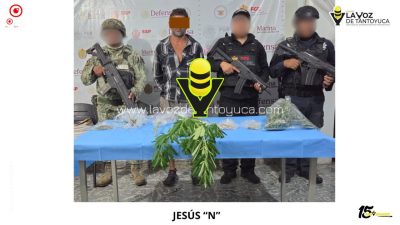 Detienen a hombre en Pánuco y aseguran indicios