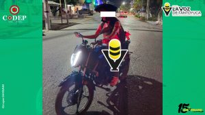 Piden identificar a motociclista tras percance vial