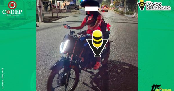 Piden identificar a motociclista tras percance vial