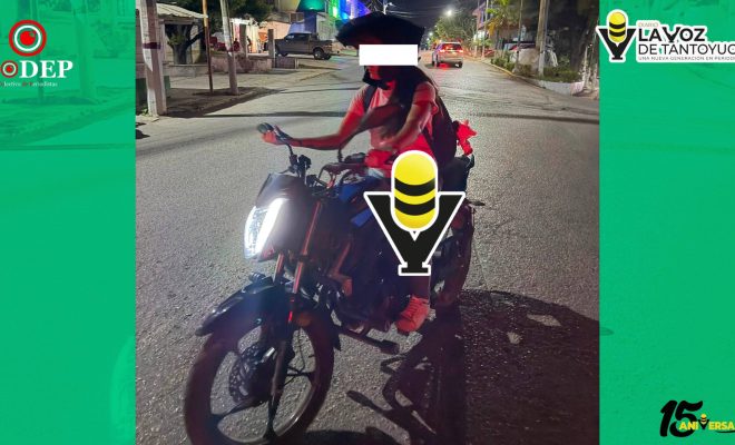 Piden identificar a motociclista tras percance vial