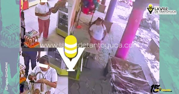 Señalan a docente de robarle el teléfono a una comerciante