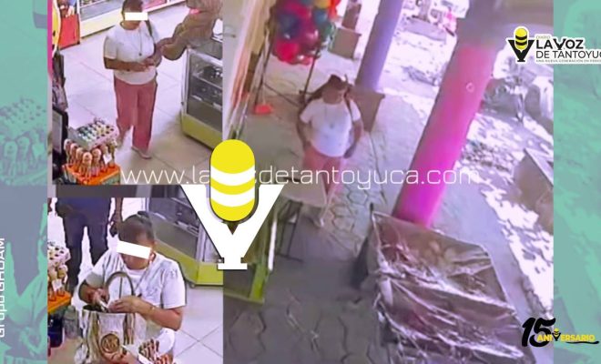 Señalan a docente de robarle el teléfono a una comerciante