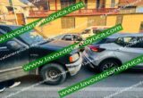 Conductor distraído provoca choque sobre la municipalizada