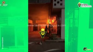 Se incendia bodega de Palmilla, en Chalma 